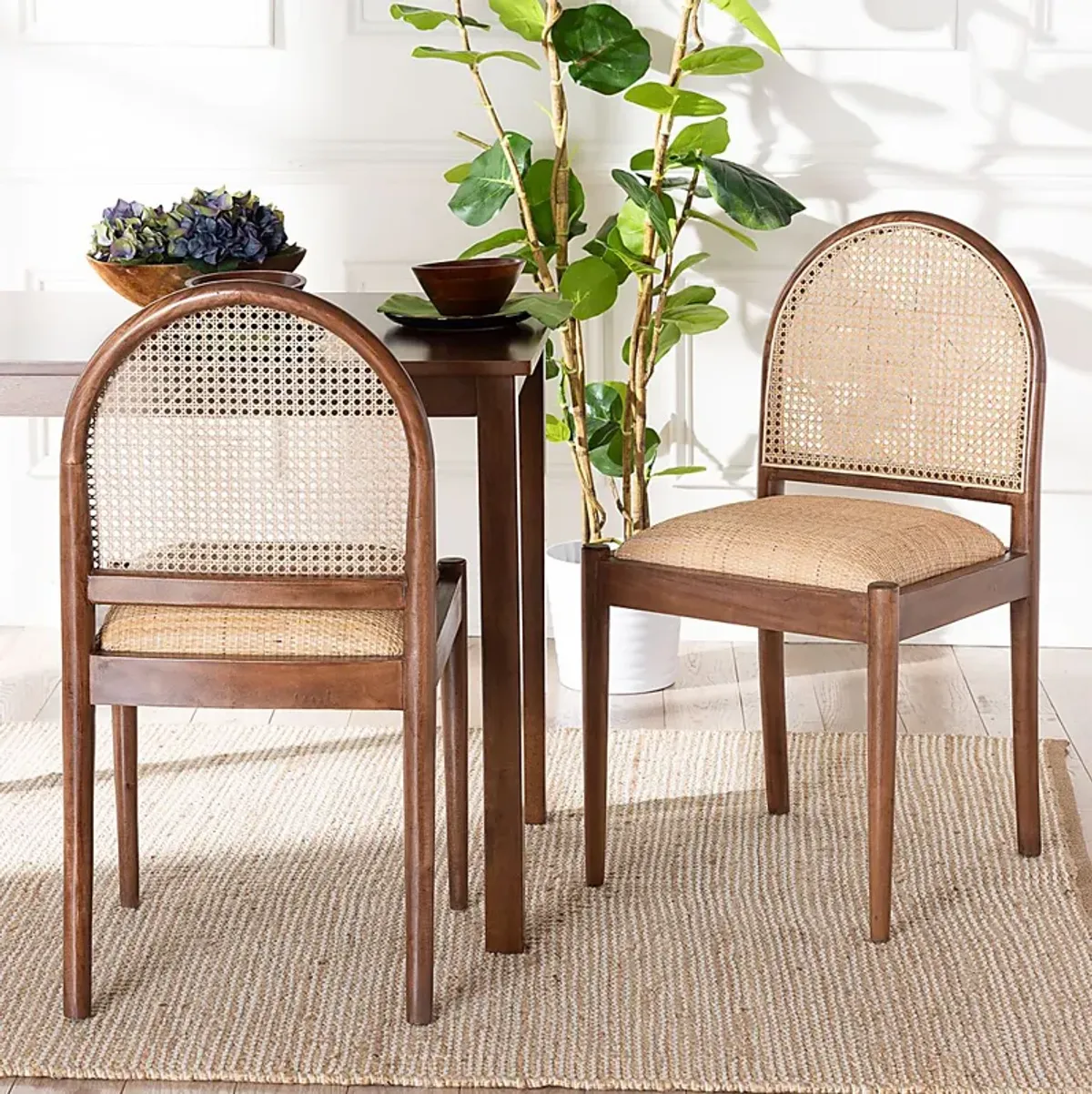 Cashwell Brown Dining Chair, Set of 2