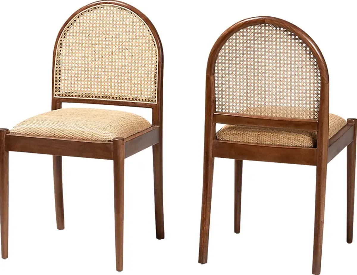 Cashwell Brown Dining Chair, Set of 2