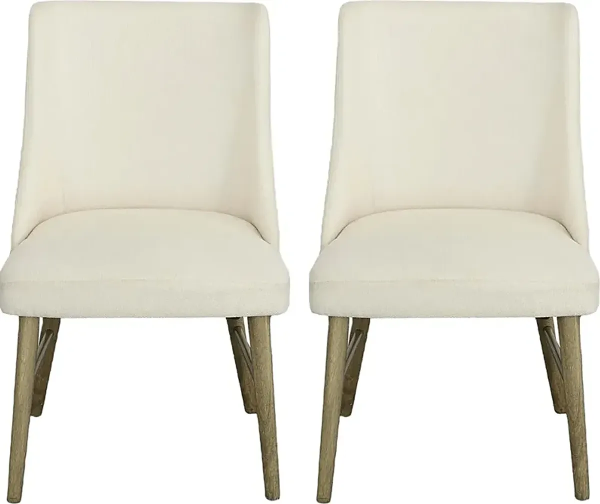 Jandell Beige Dining Chair, Set of 2