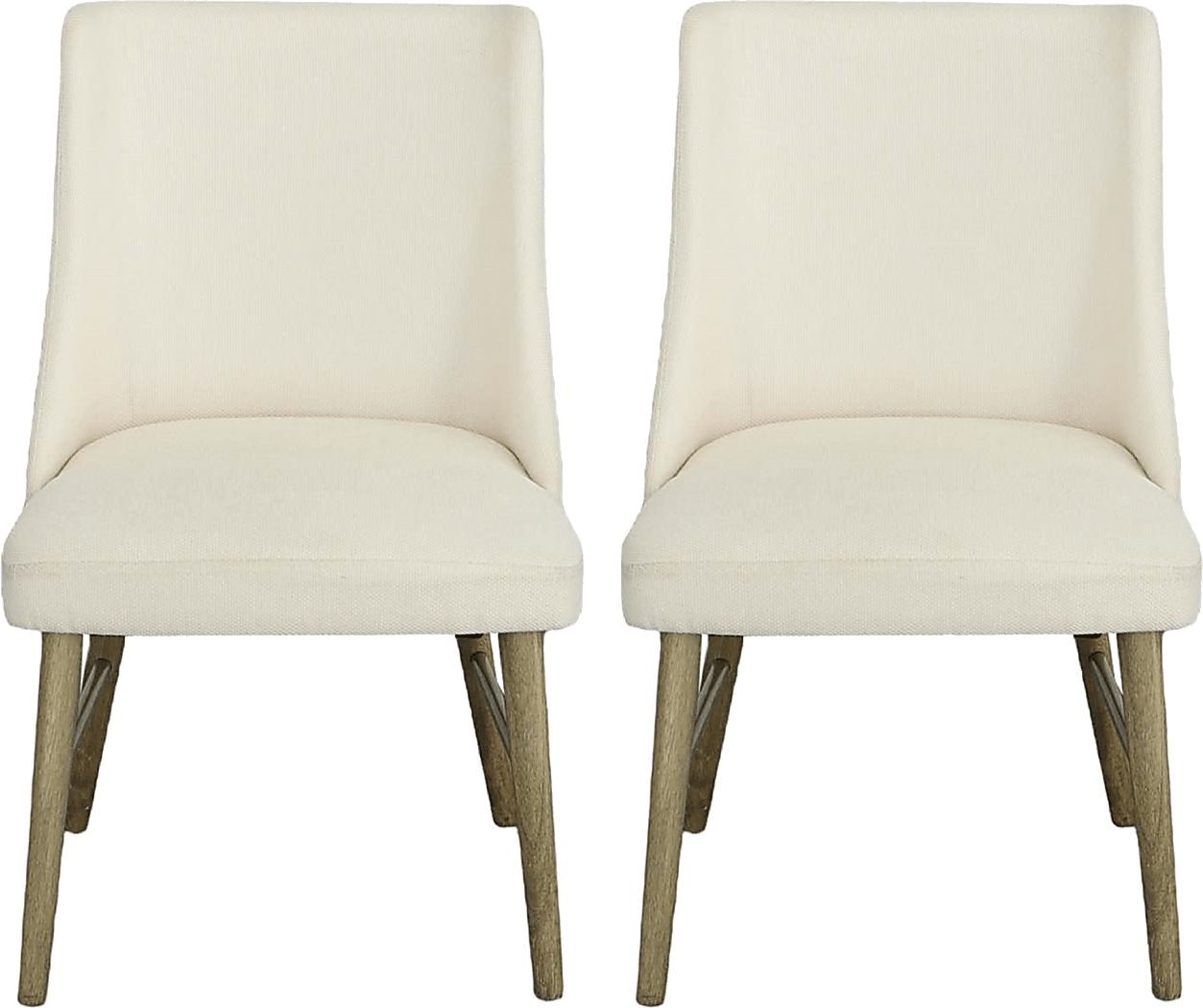 Jandell Beige Dining Chair, Set of 2