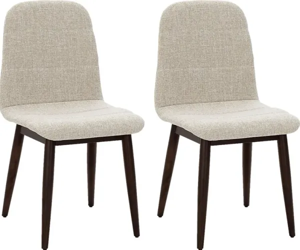 Kentia Beige Dining Chair, Set of 2