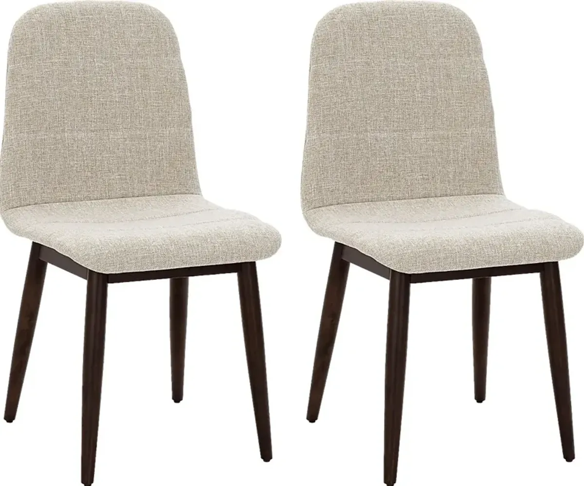 Kentia Beige Dining Chair, Set of 2