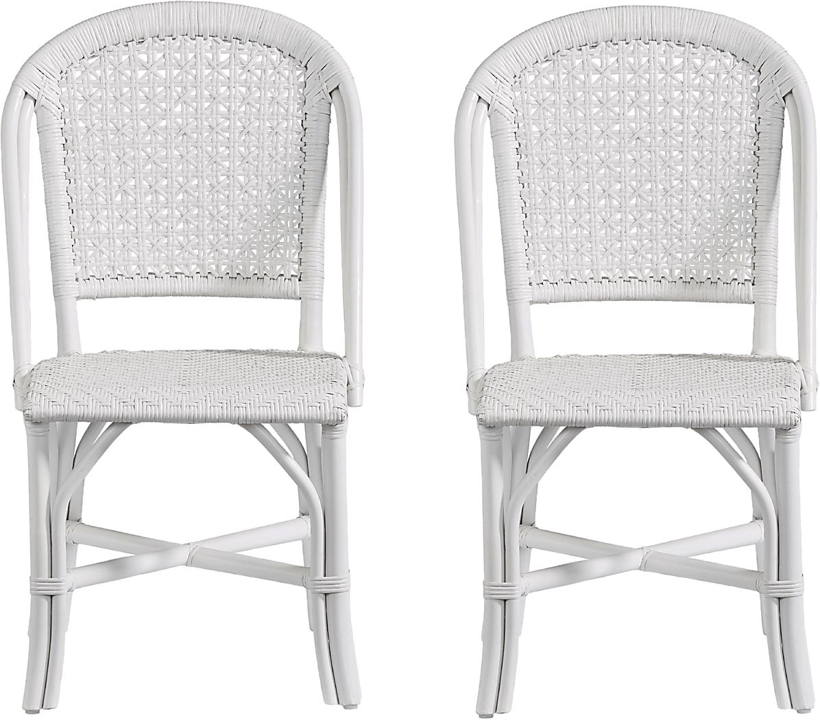 Stonegarden White Dining Chair, Set of 2