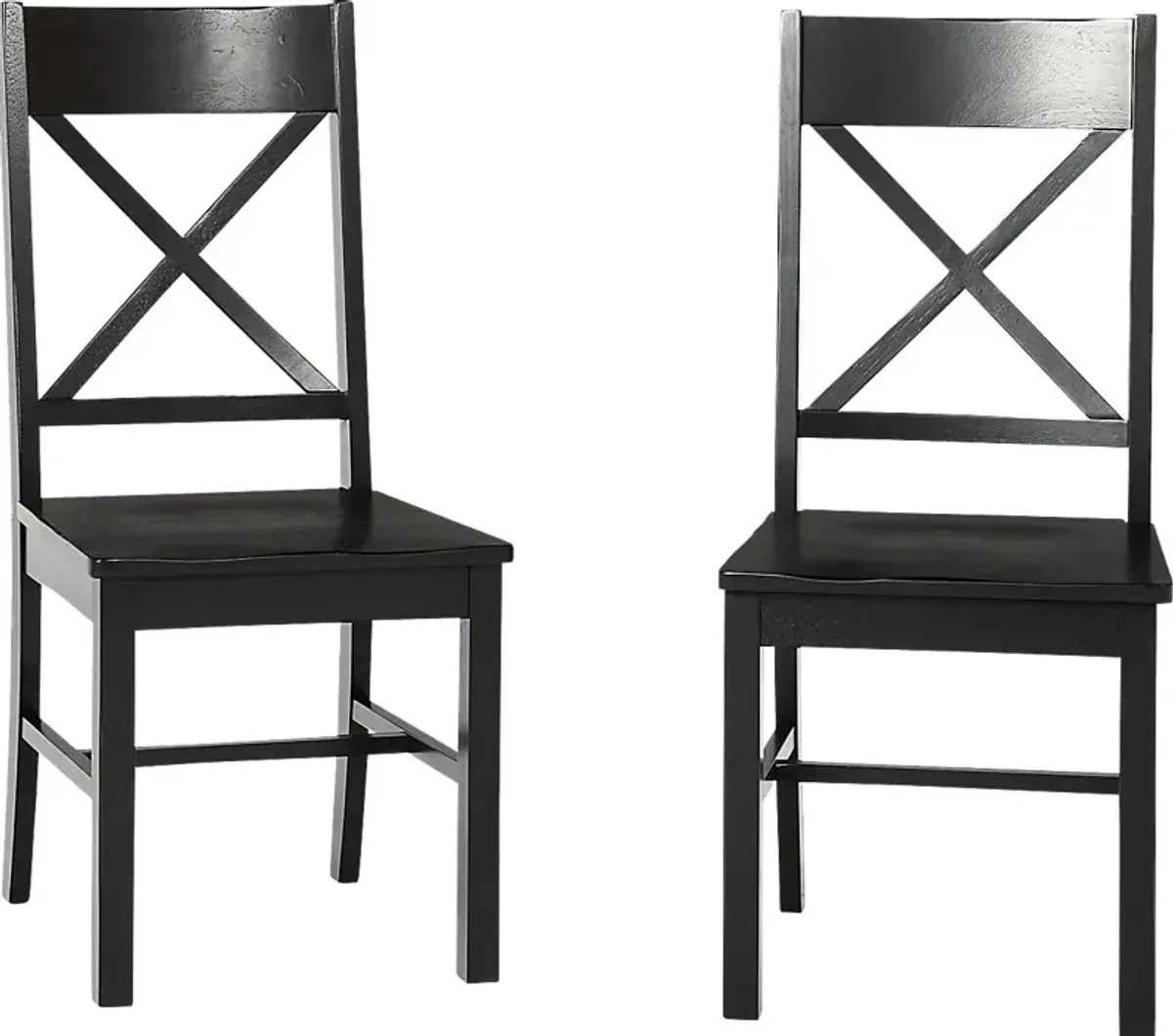 Parkbrooke Black Side Chair, Set of 2