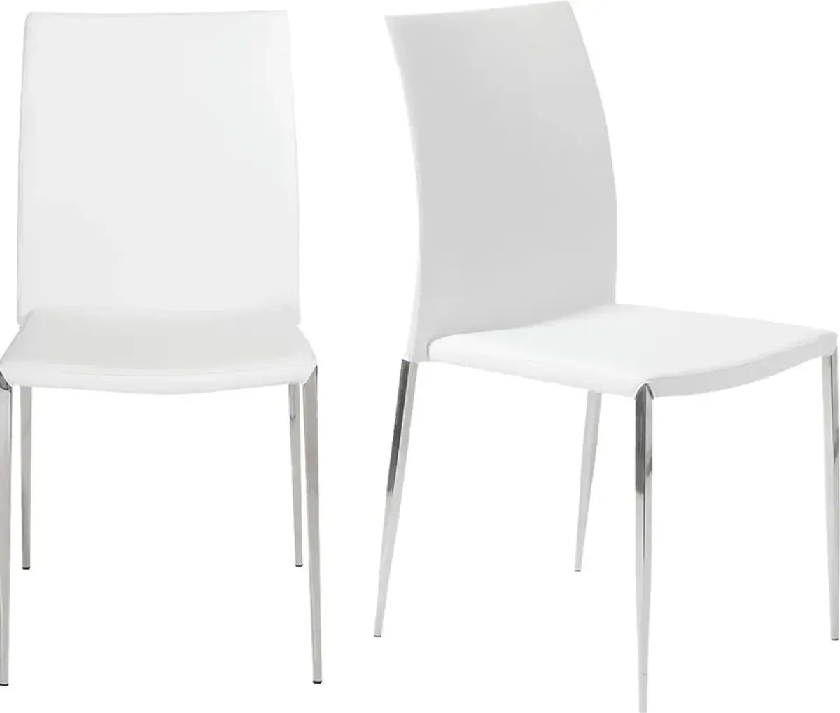 Aracobra White Dining Chair, Set of 2