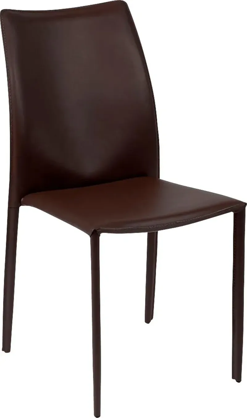 Attakapas Brown Dining Chair, Set of 2