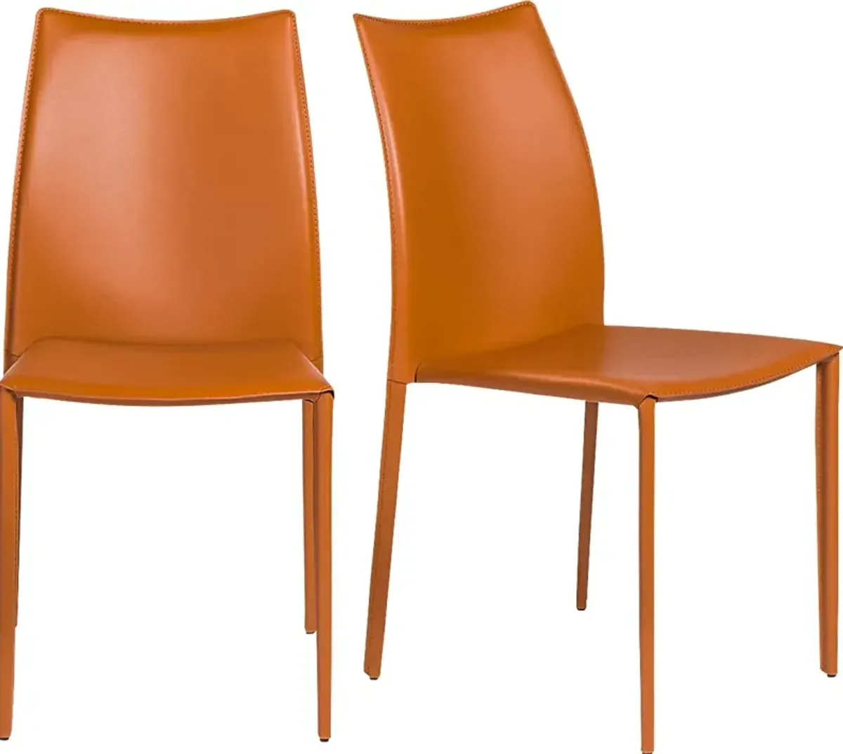 Attakapas Cognac Dining Chair, Set of 2