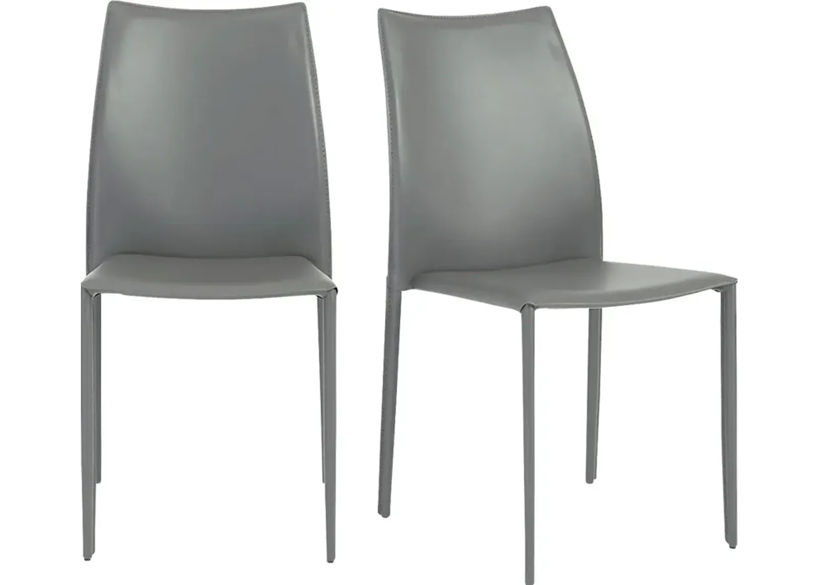 Attakapas Gray Dining Chair, Set of 2