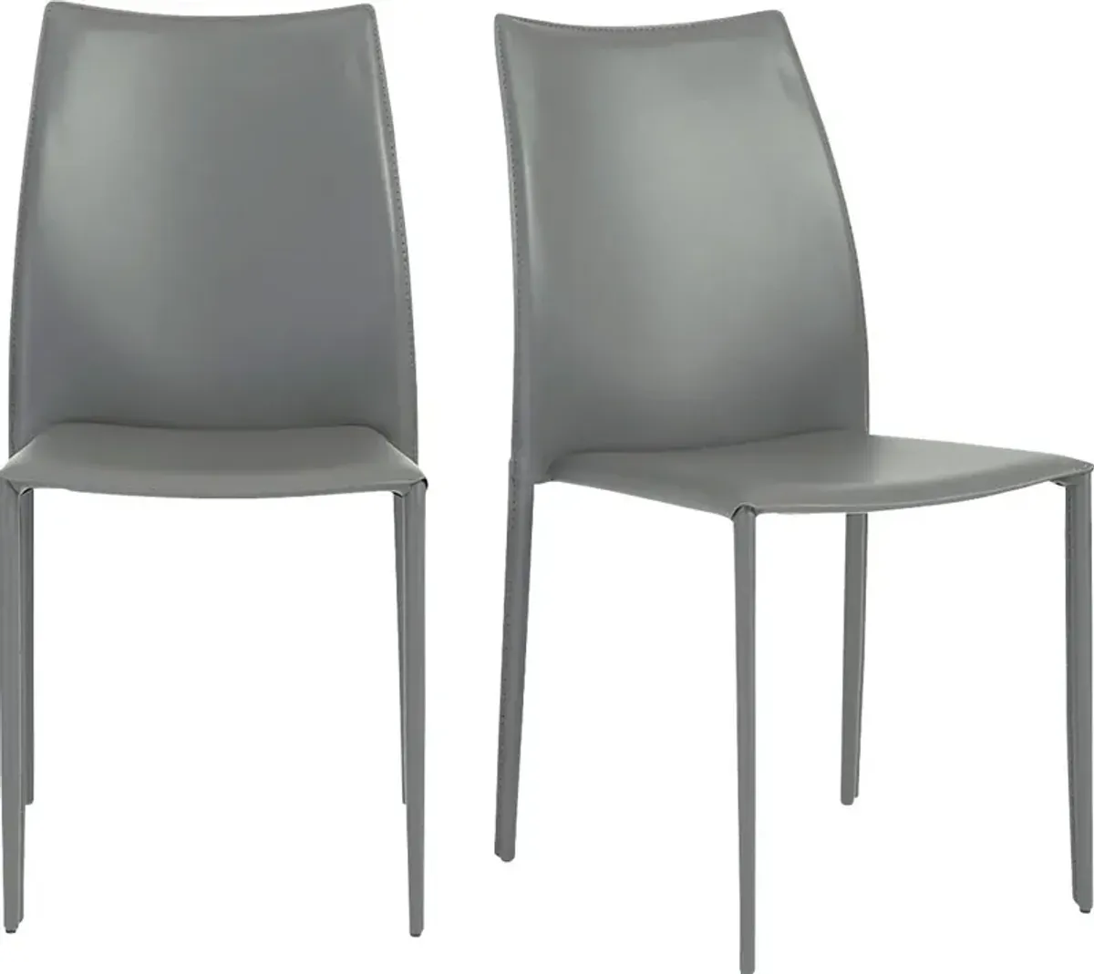 Attakapas Gray Dining Chair, Set of 2