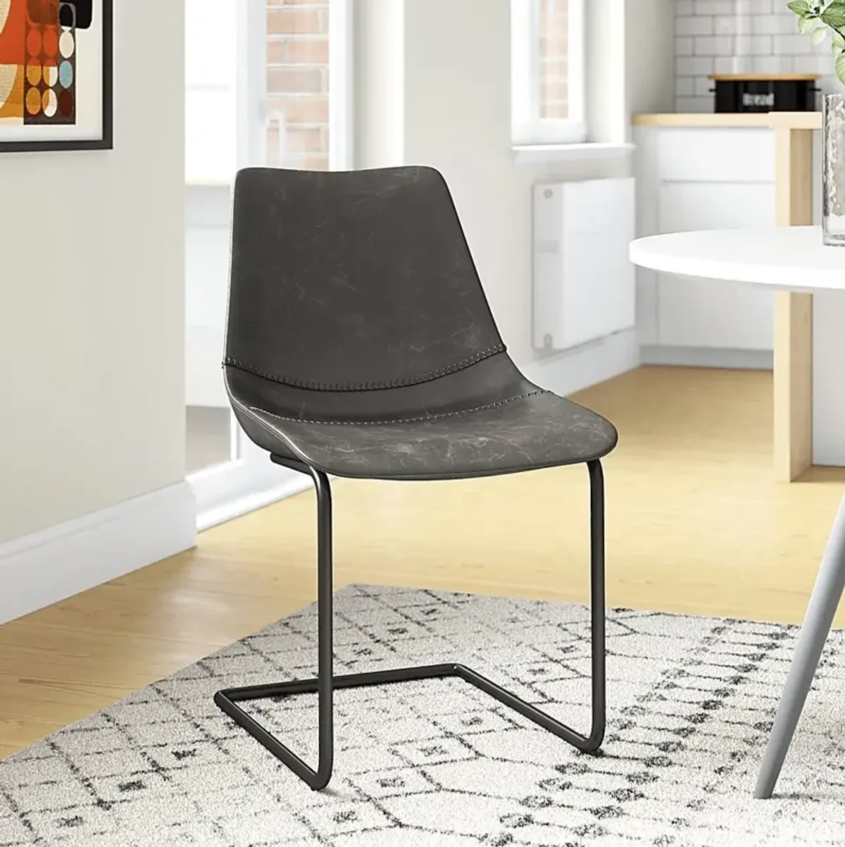 Bergstedt Dark Gray Dining Chair