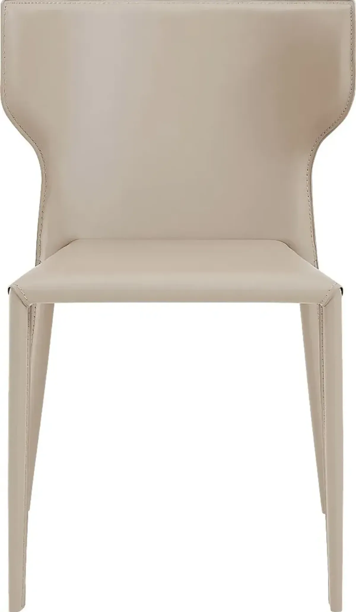 Drost Light Gray Dining Chair, Set of 2