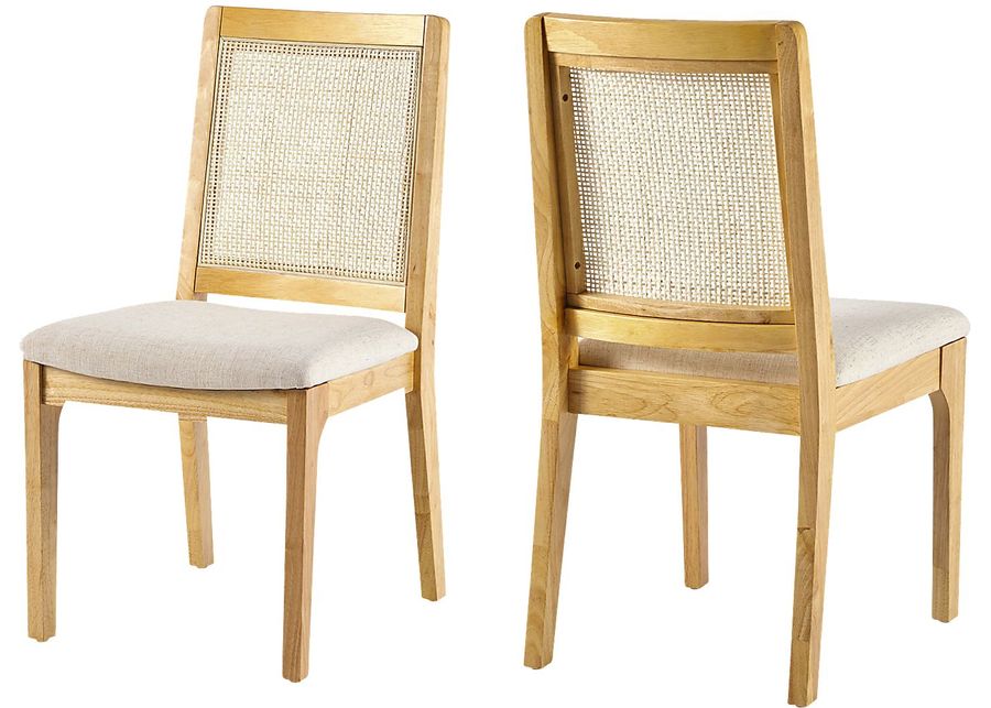 Annerly Beige Side Chair, Set of 2