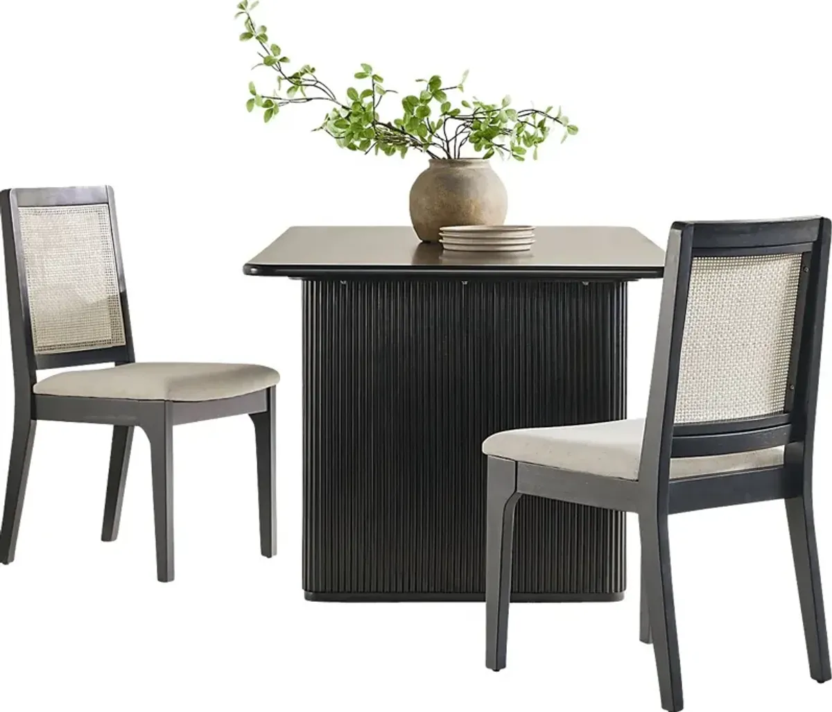 Annerly Black Side Chair, Set of 2