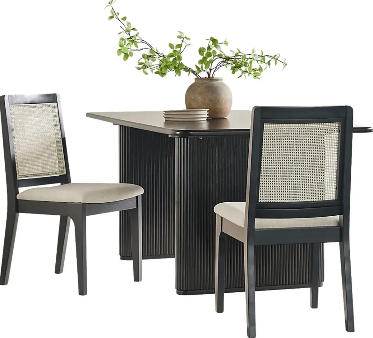 Annerly Black Side Chair, Set of 2