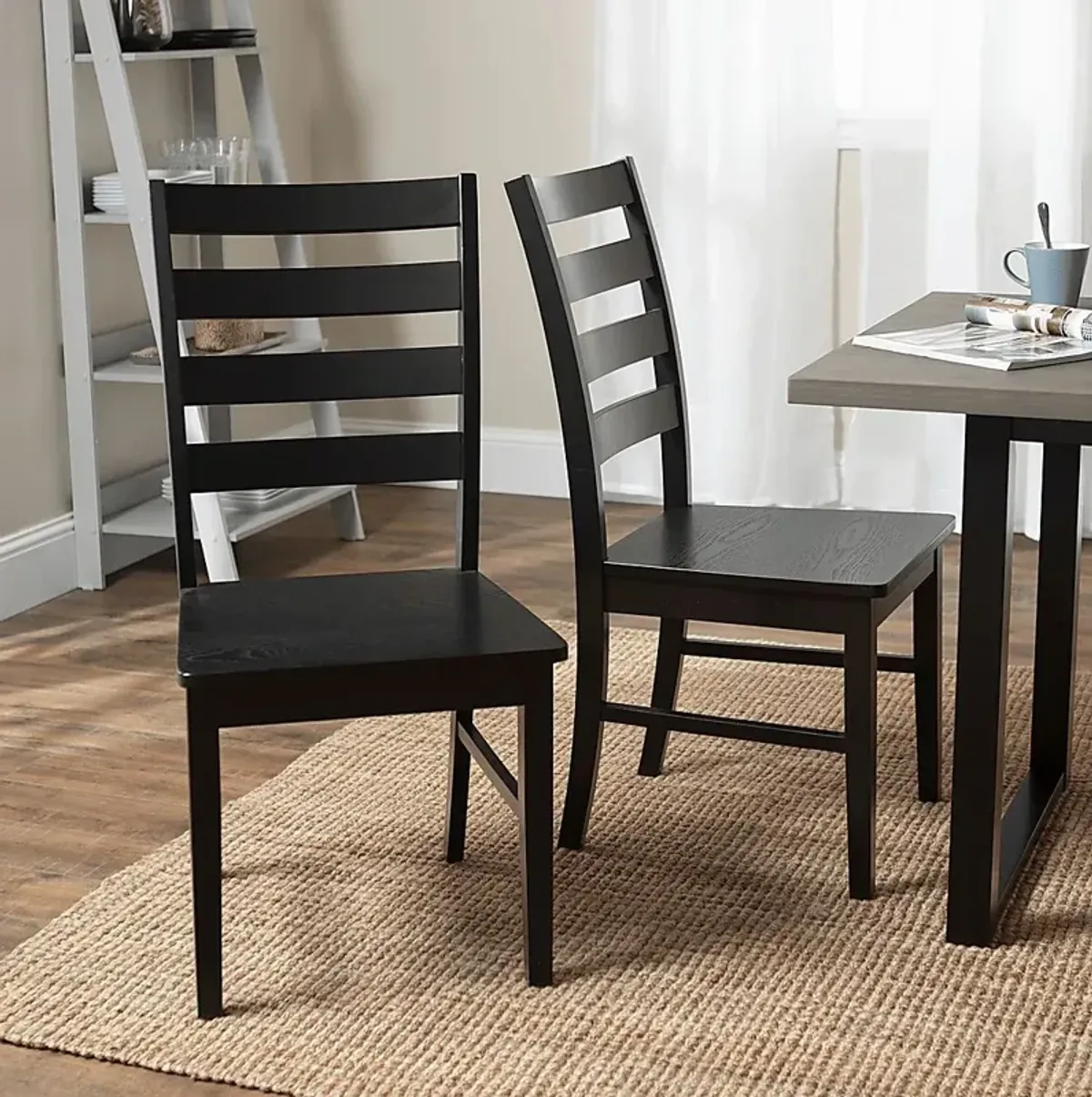 Beckmore Black Side Chair, Set of 2