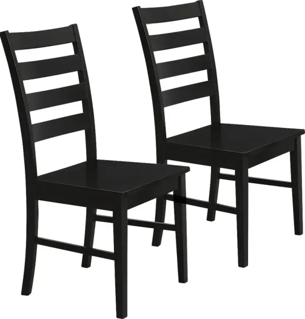 Beckmore Black Side Chair, Set of 2