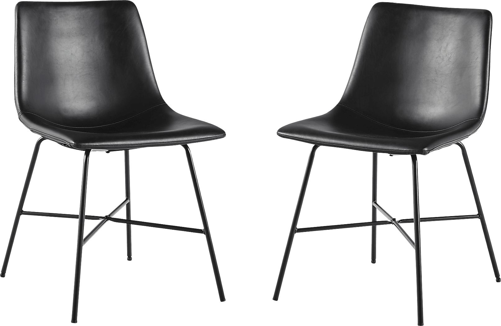 Cassamia Black Side Chair, Set of 2