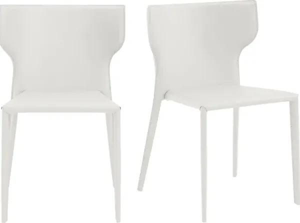 Baggaley White Dining Chair, Set of 2