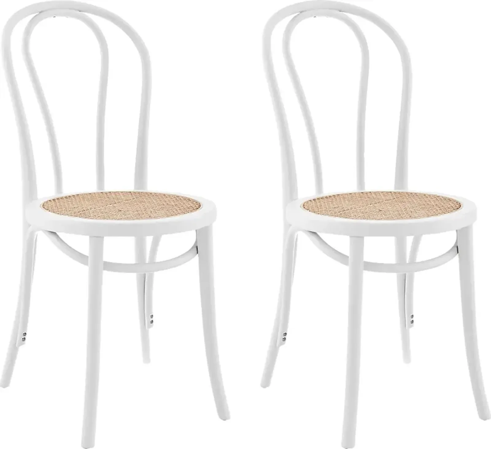 Brouwers White Dining Chair, Set of 2