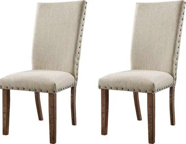 Dalelagoon Cream Side Chair, Set of 2