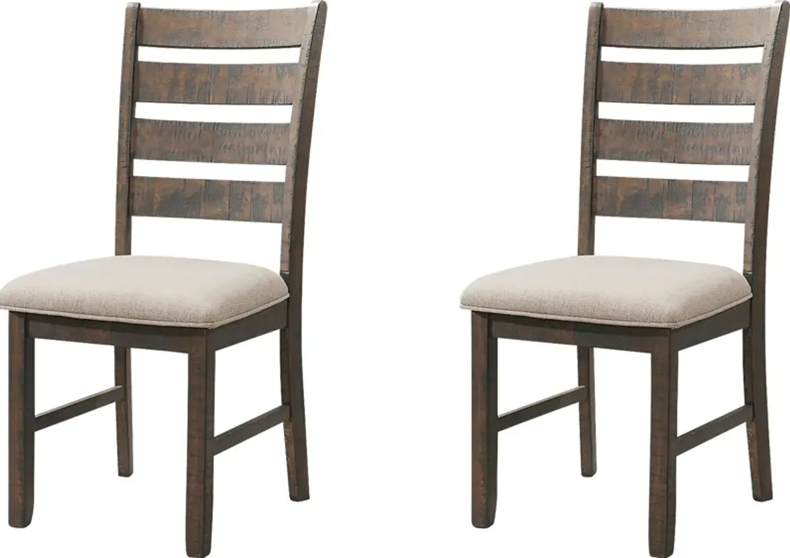 Showcavern Cream Side Chair, Set of 2