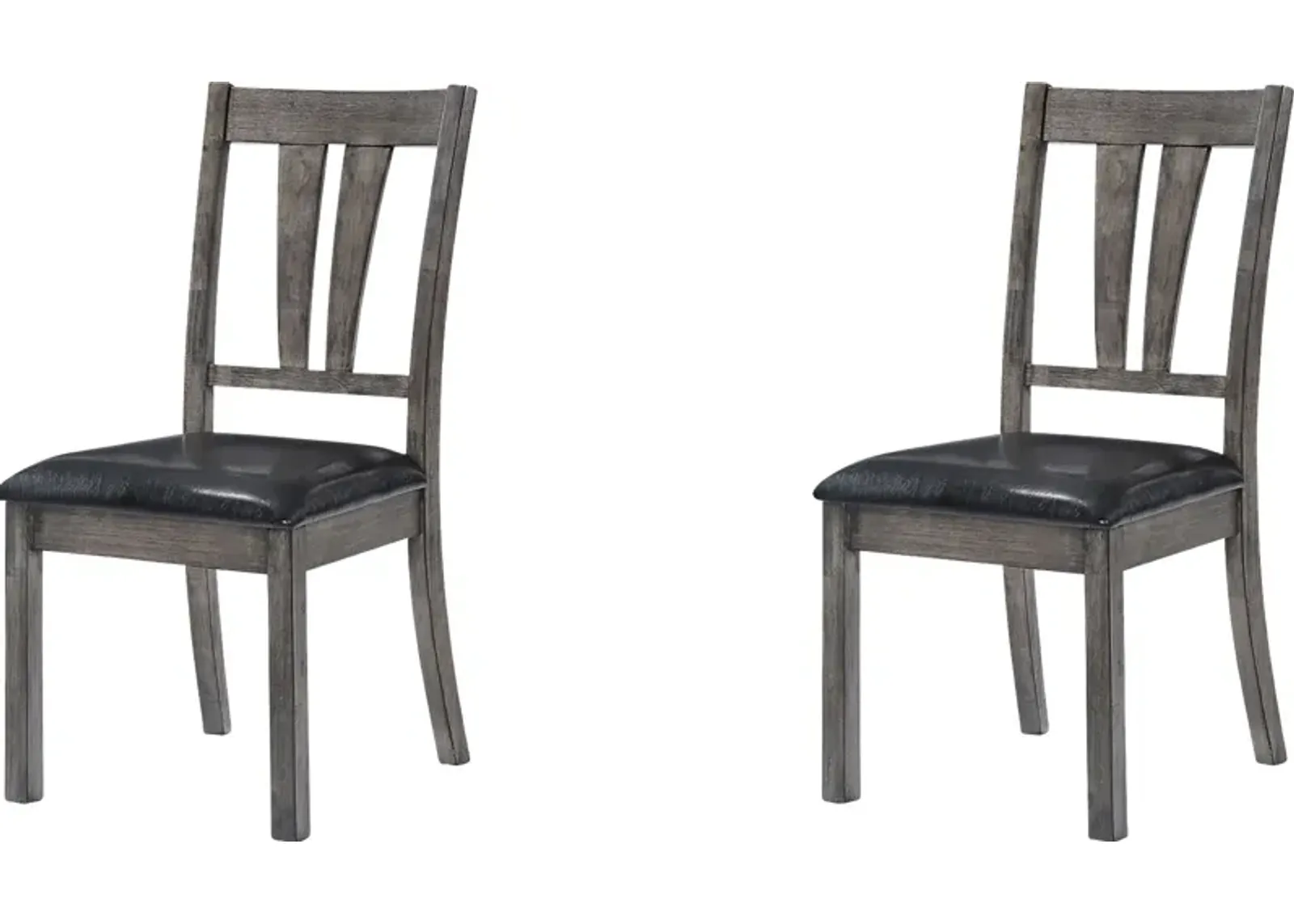 Marcom I Gray Oak Side Chair, Set of 2