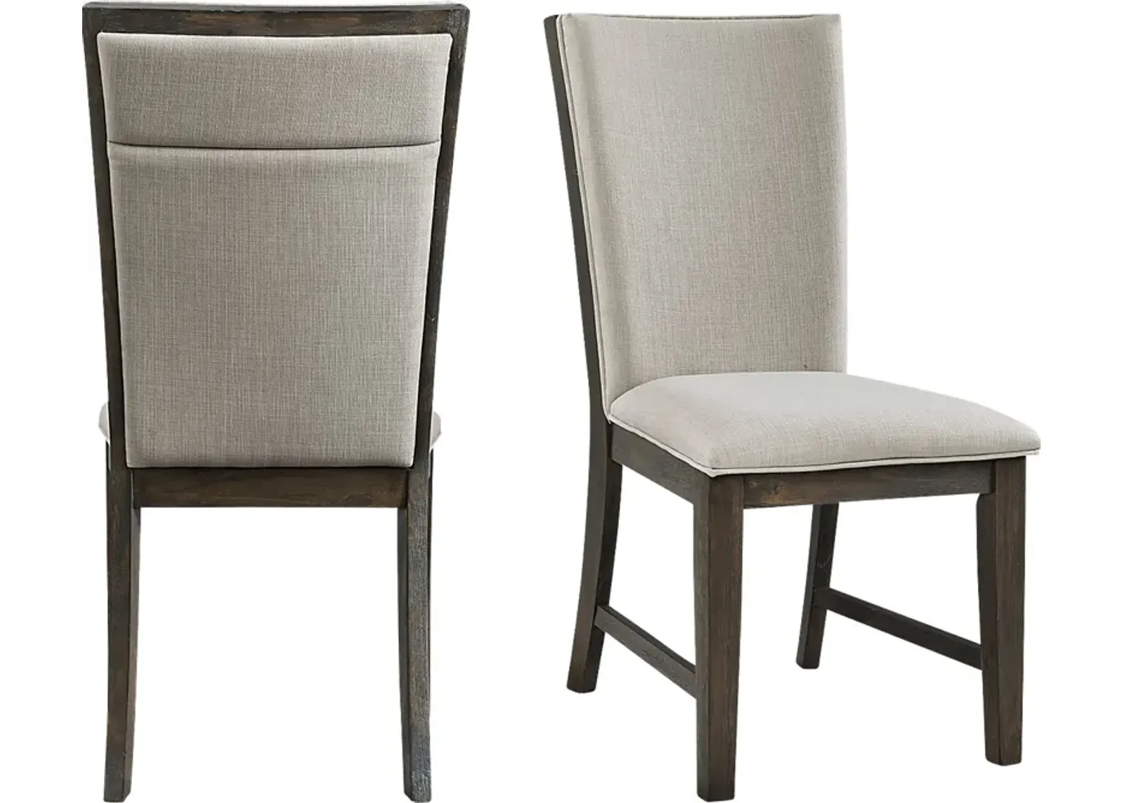 Comsne I Gray Side Chair, Set of 2