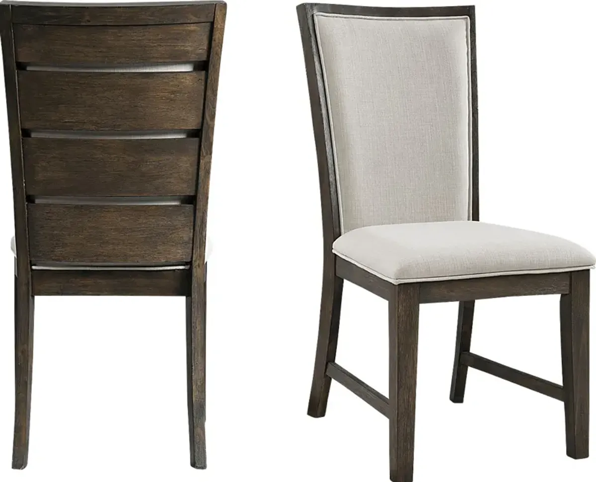 Comsne II Brown Side Chair, Set of 2