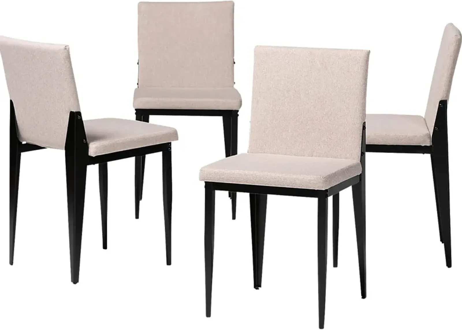 Aveniel Beige Dining Chair, Set of 4