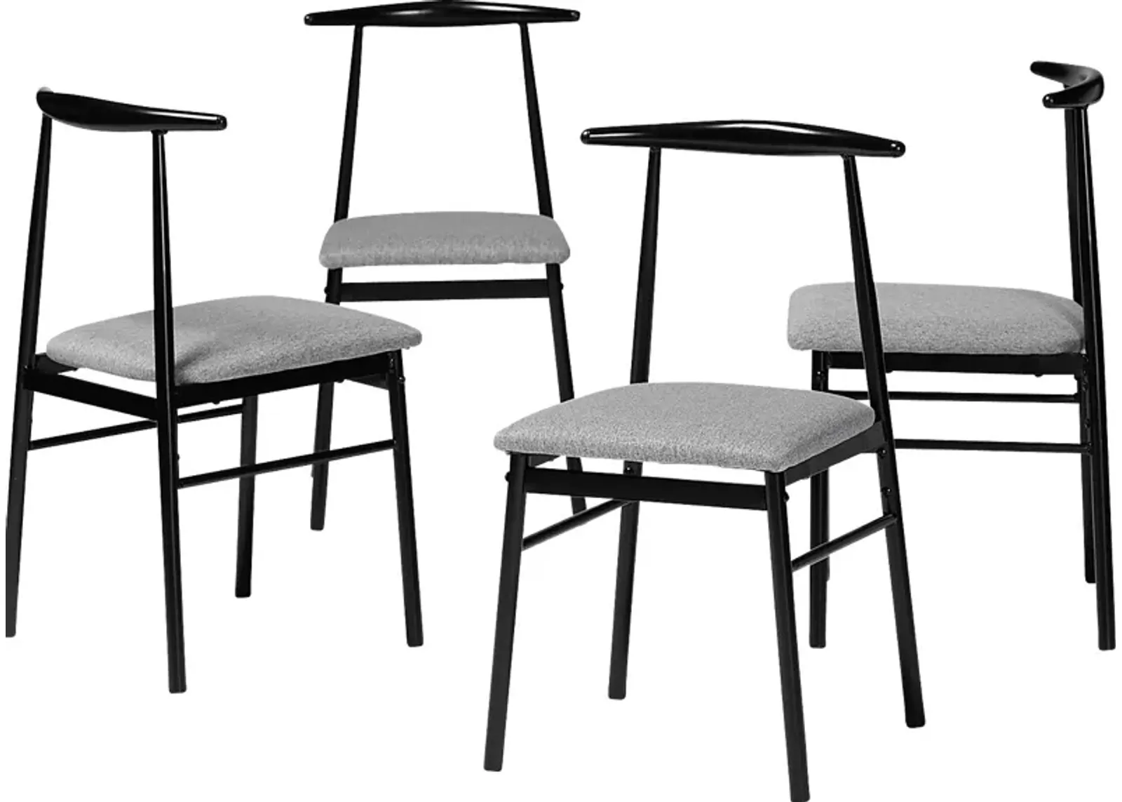 Camphausen Gray Dining Chair, Set of 4