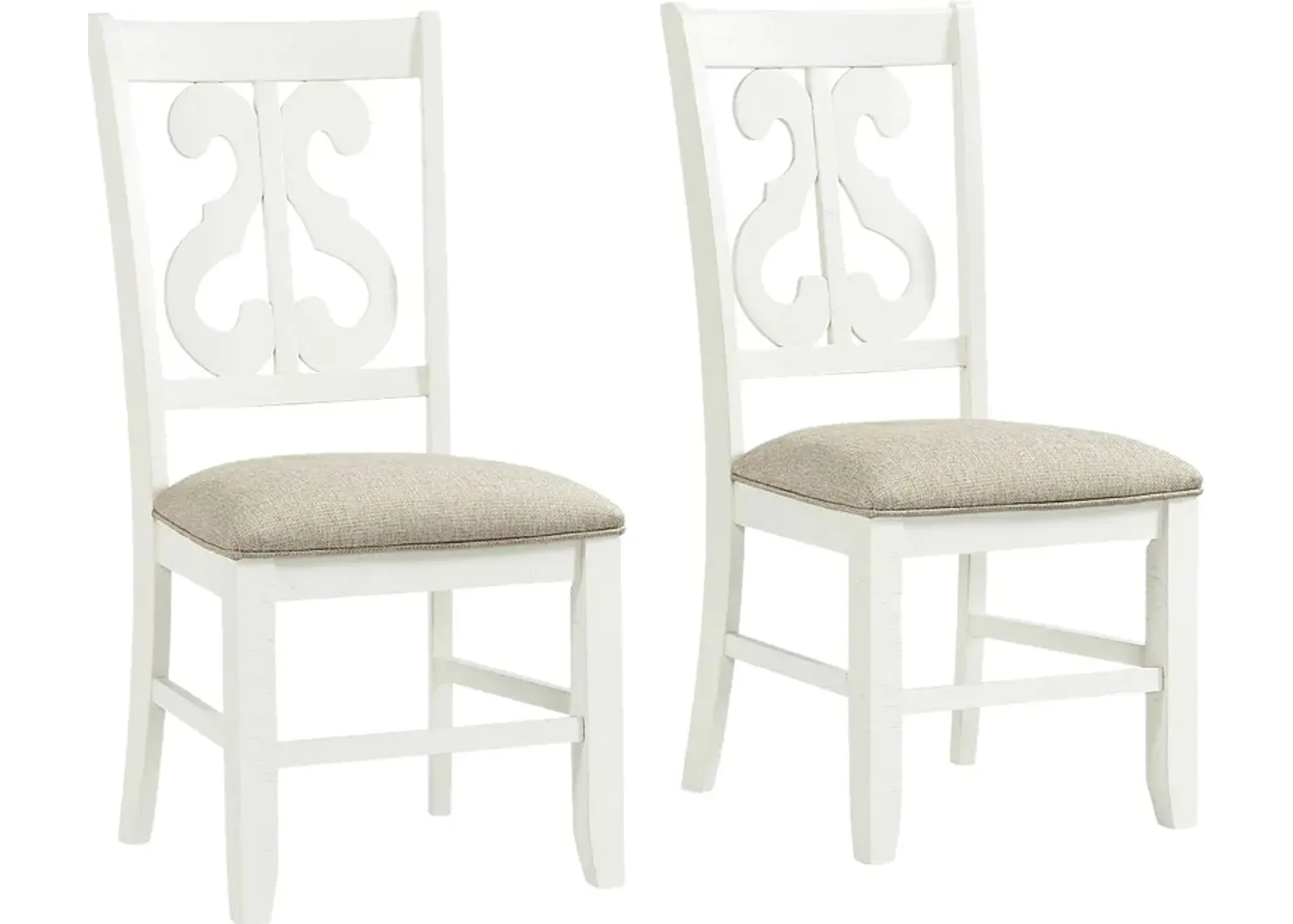 Berribanks White Side Chair, Set of 2