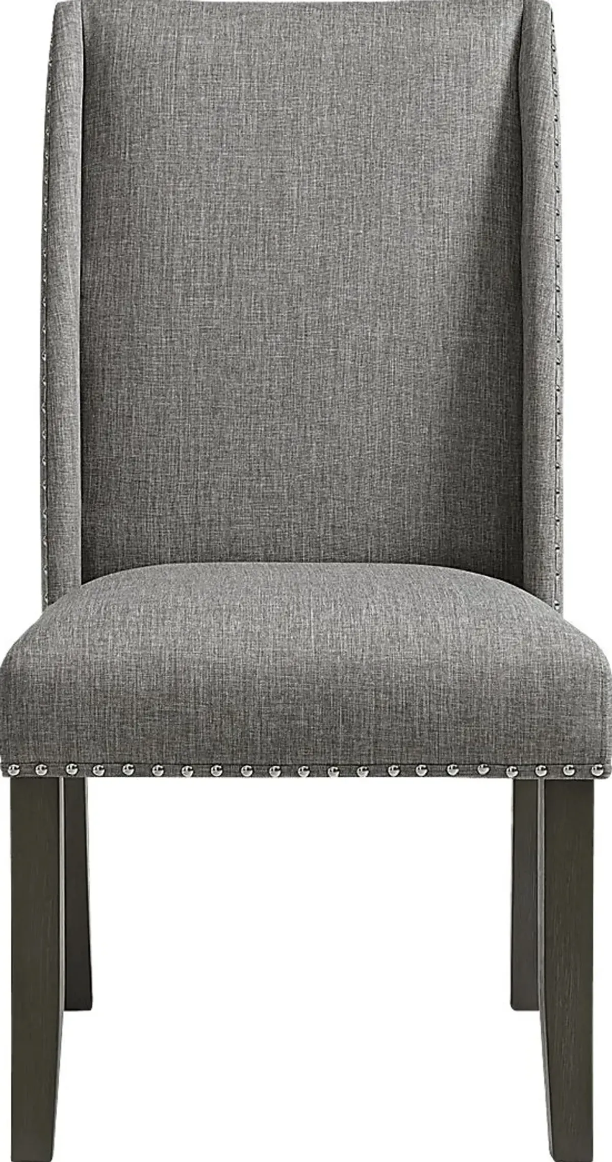 Chinara Charcoal Side Chair, Set of 2