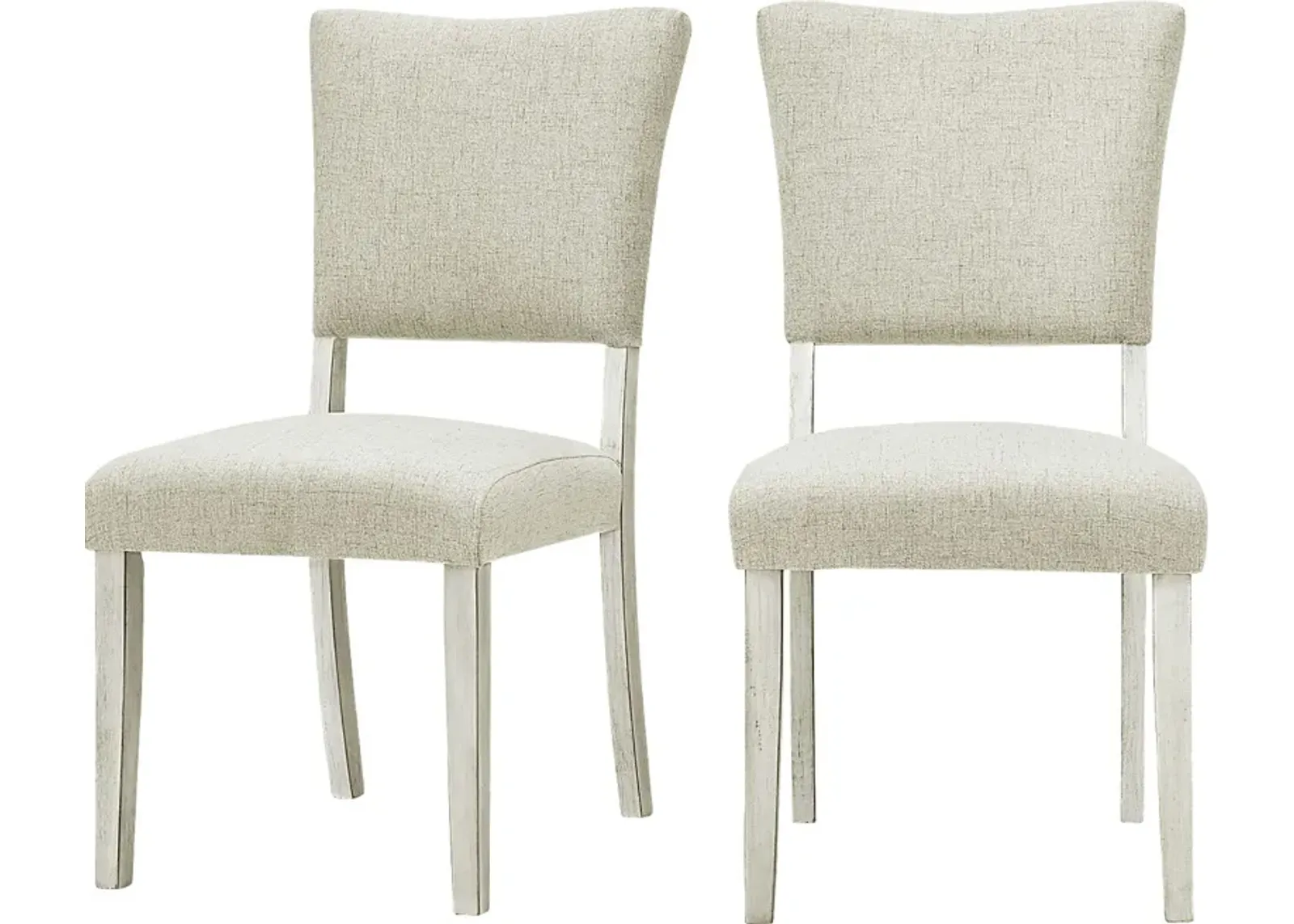 Vuyelwa White Side Chair, Set of 2