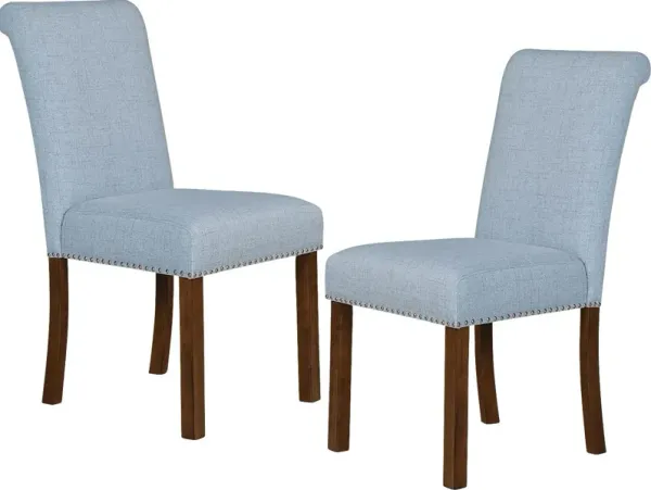 Korat Light Blue Dining Chair, Set of 2