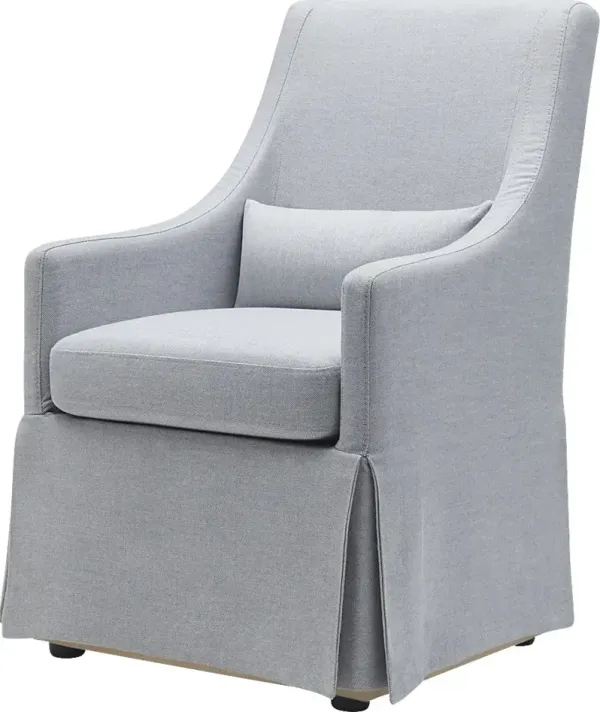 Uwais Light Blue Side Chair