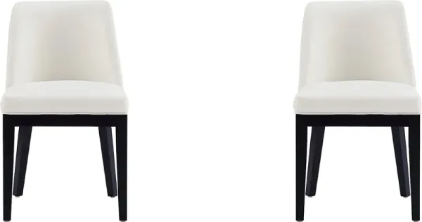 Doescher Cream Dining Chair, Set of 2