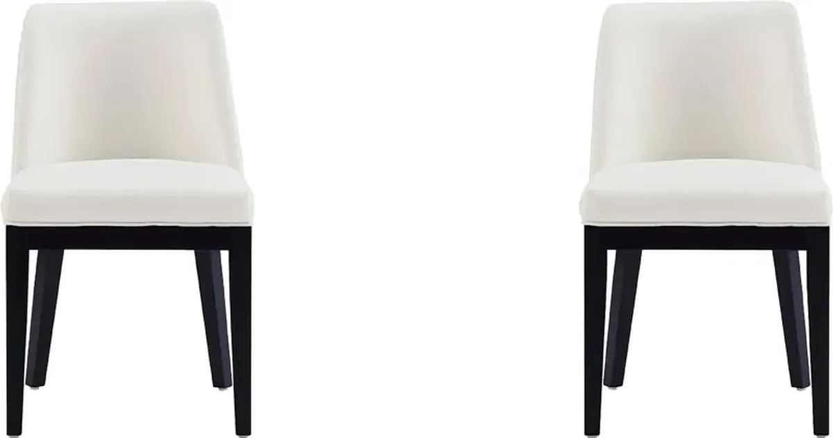 Doescher Cream Dining Chair, Set of 2