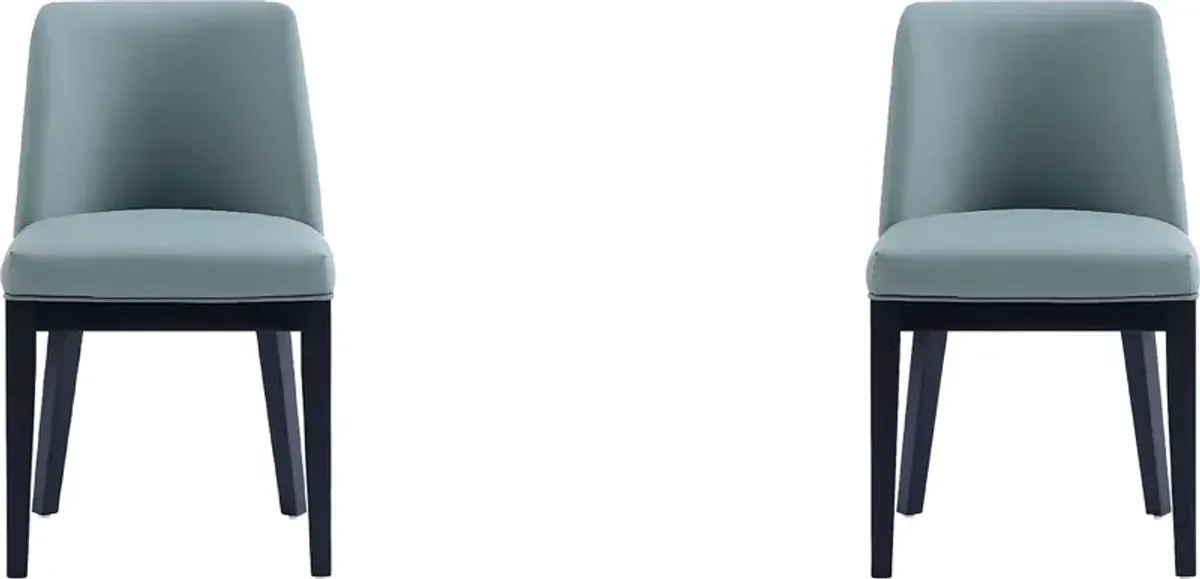 Doescher Pewter Dining Chair, Set of 2