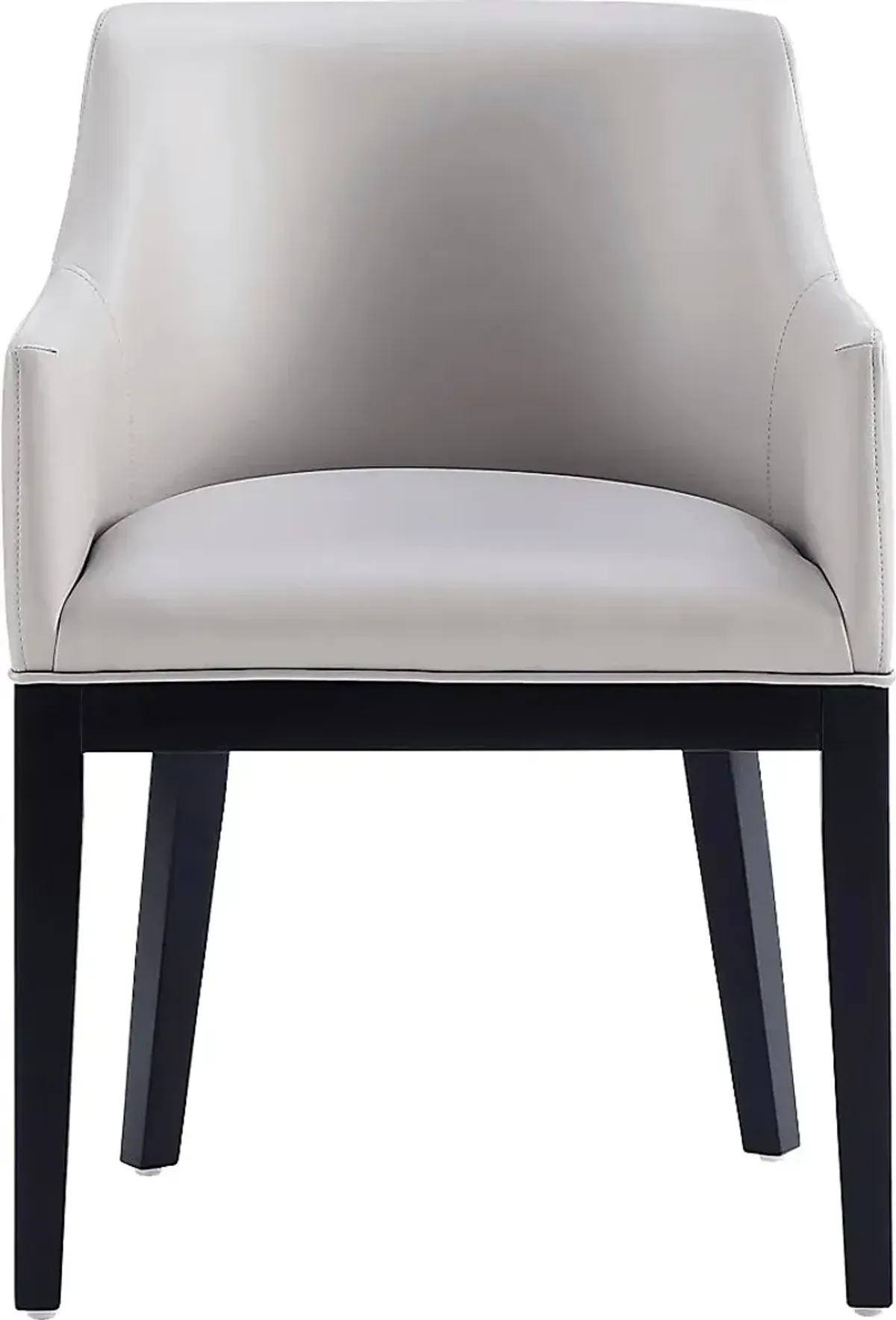 Doescher Light Gray Arm Chair