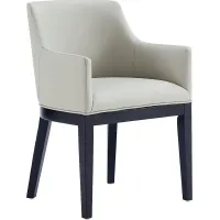 Doescher Stone Gray Arm Chair