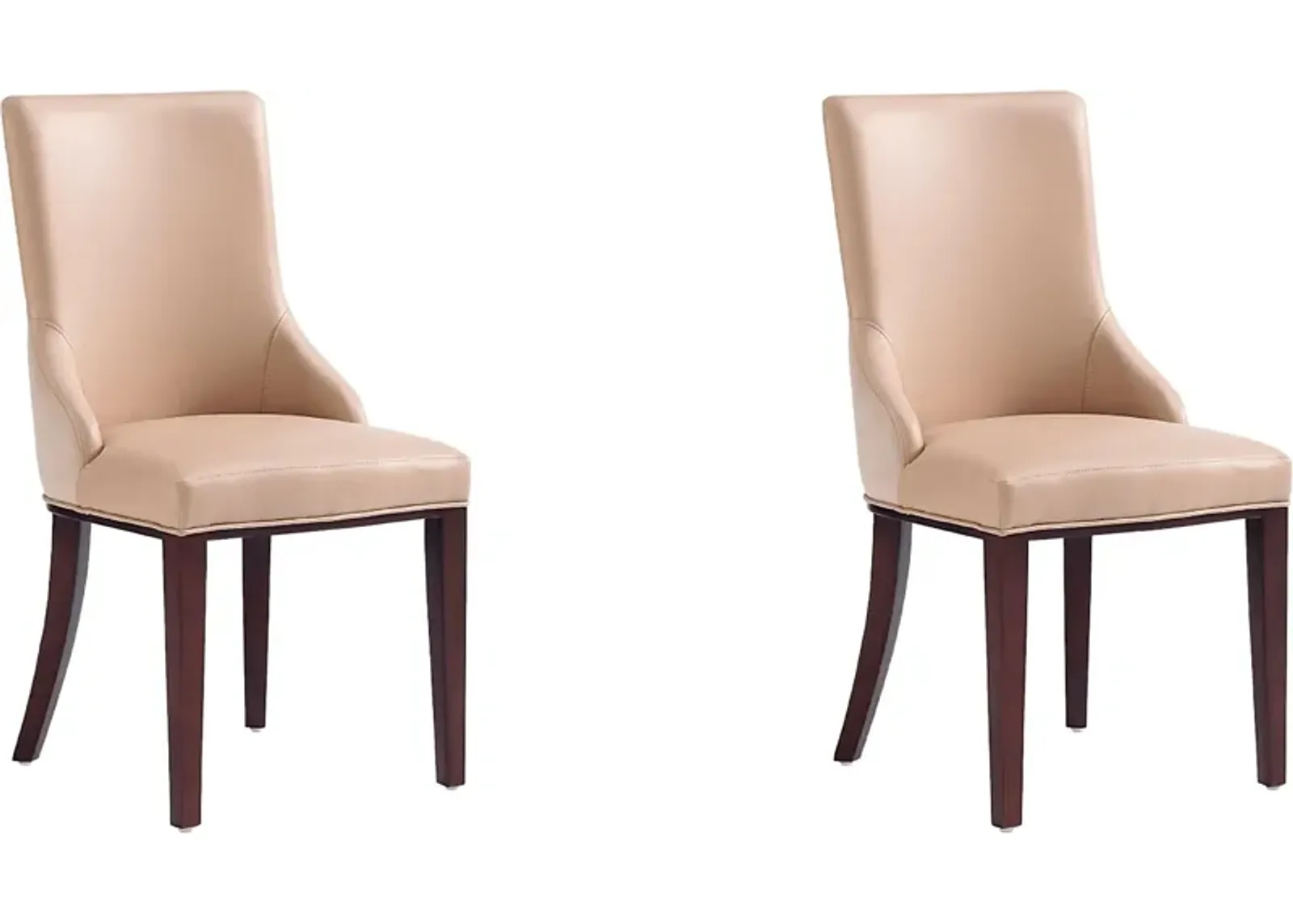 Glaspey Tan Dining Chair, Set of 2