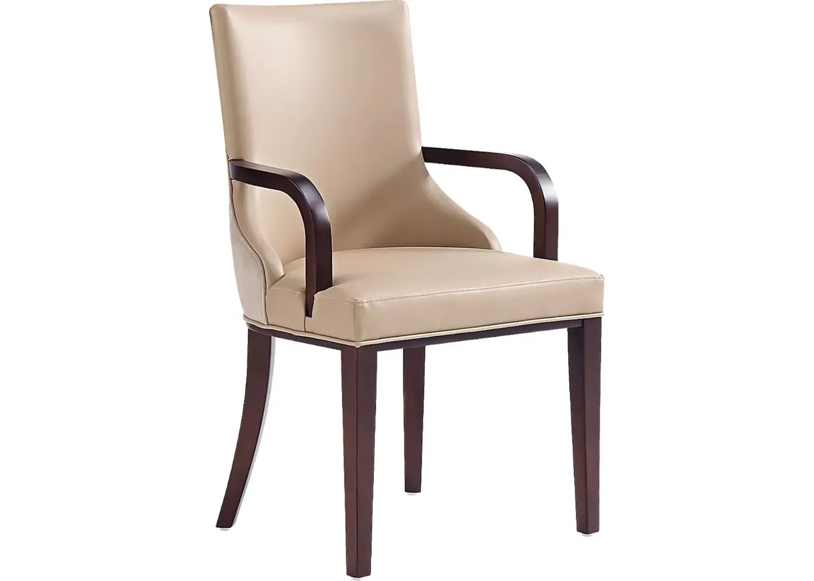 Glaspey Tan Arm Chair