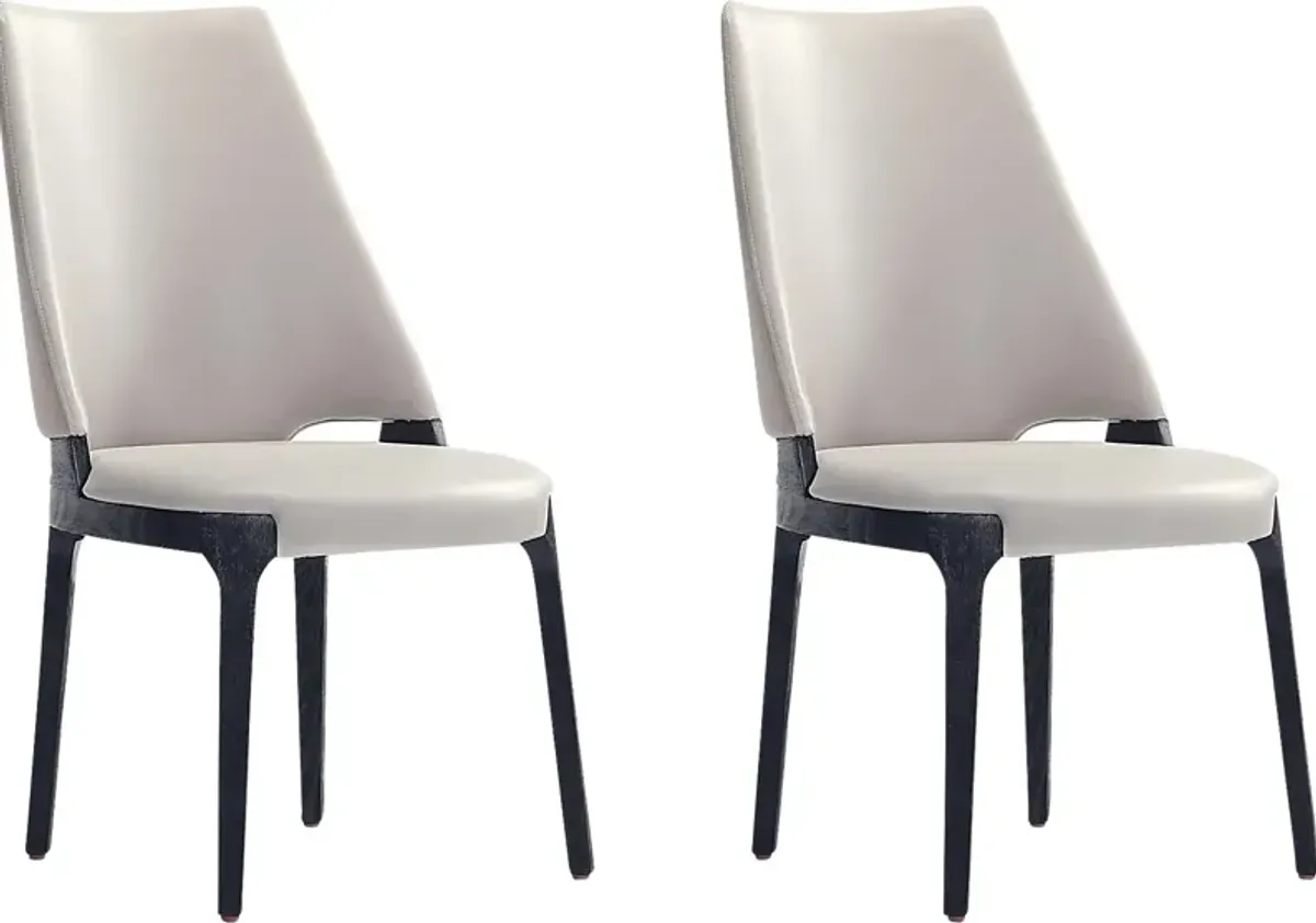 Kingery Light Gray Dining Chair, Set of 2