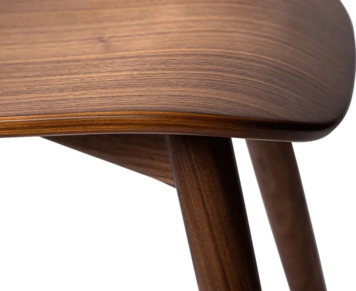 Alderon Walnut Side Chair