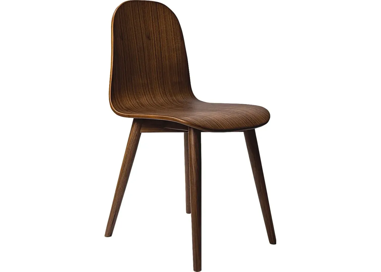 Alderon Walnut Side Chair