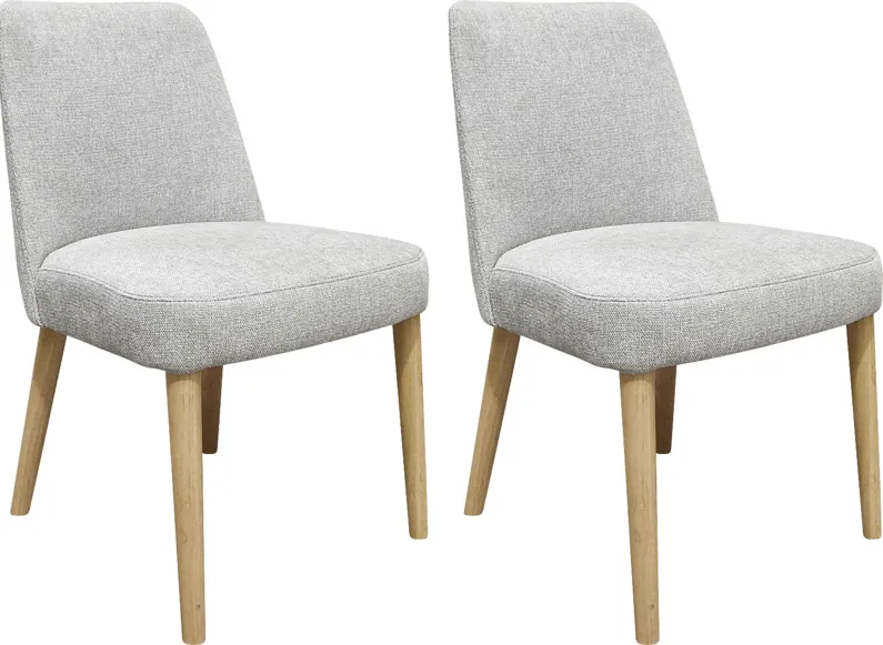 Colice Gray Side Chair, Set of 2