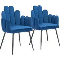 Bielo Blue Side Chair, Set of 2