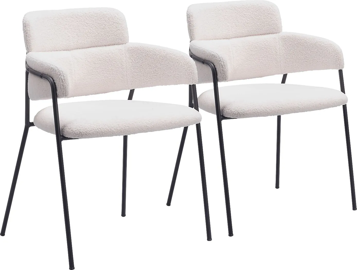 Brynns White Side Chair, Set of 2