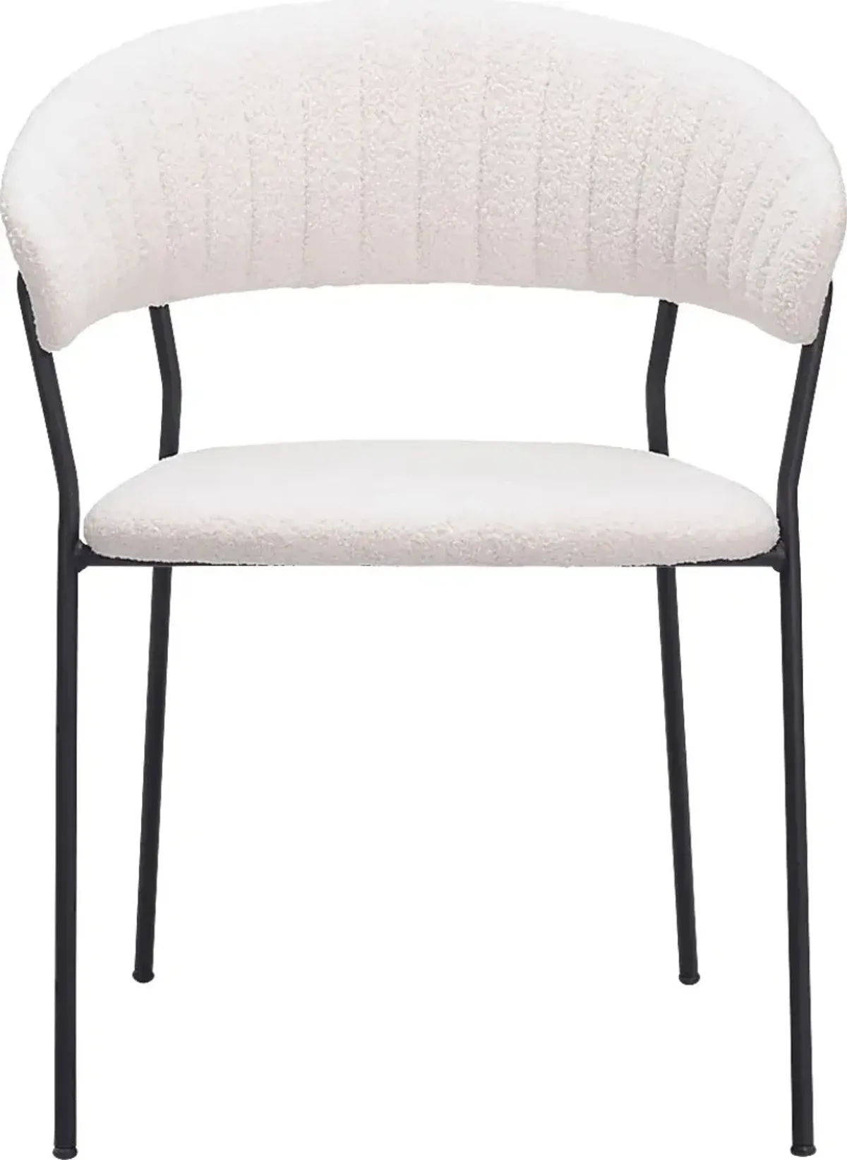 Causbie White Side Chair, Set of 2