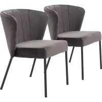 Daffodil Gray Side Chair, Set of 2